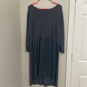 Sundance wool and silk dress - dark grey